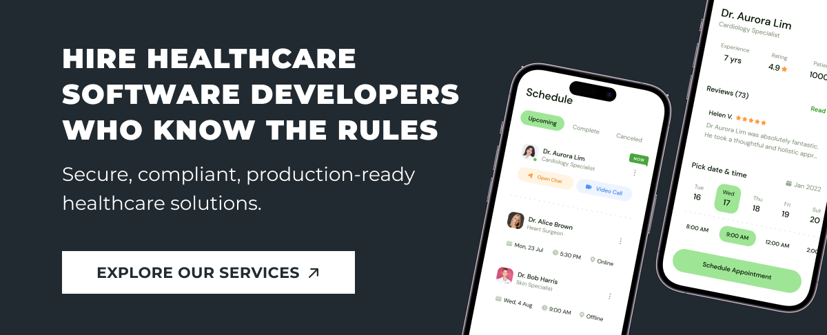 hire healthcare developers