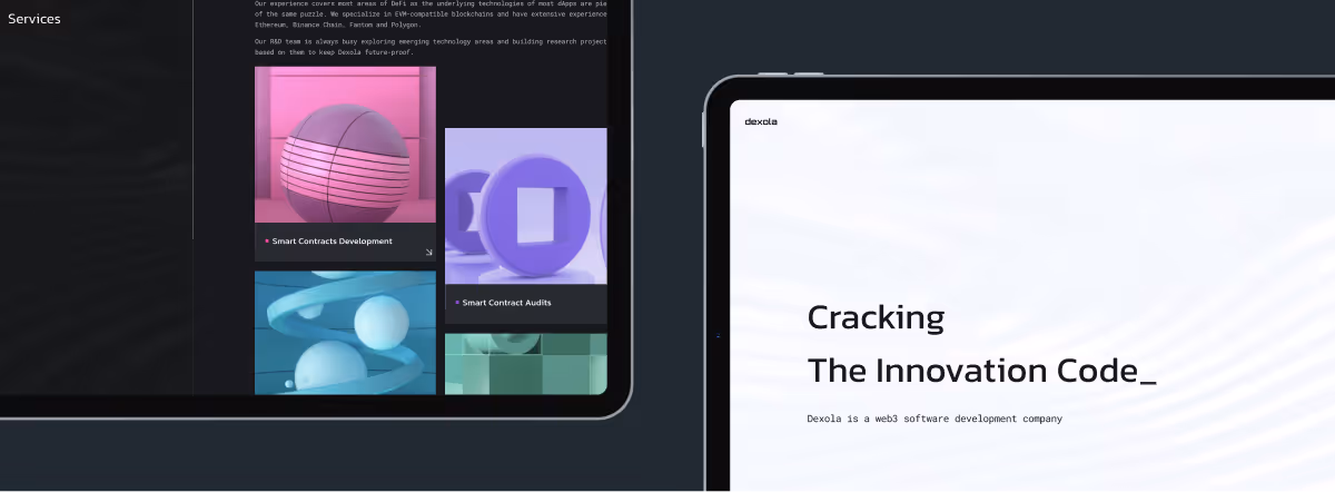 blockchain technology development companies: Dexola