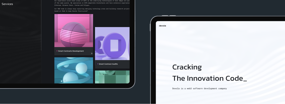 blockchain technology development companies: Dexola