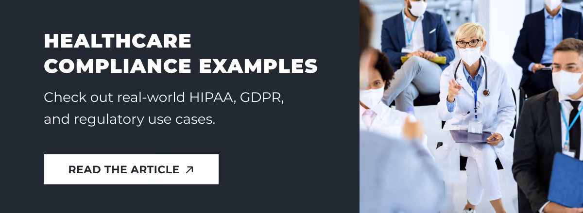 healthcare compliance examples