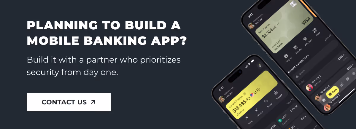 build a mobile banking app