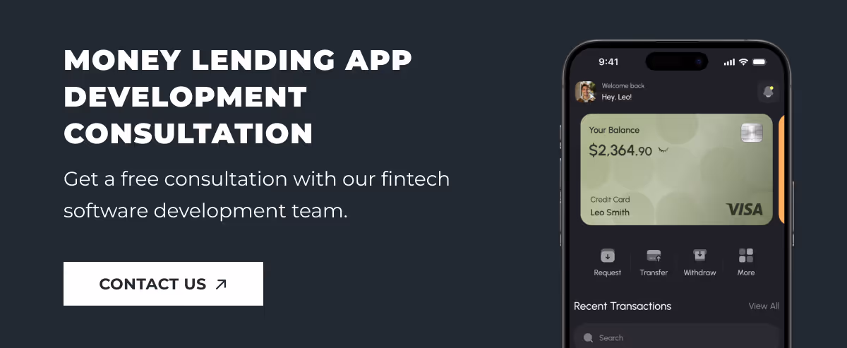 money lending app development 