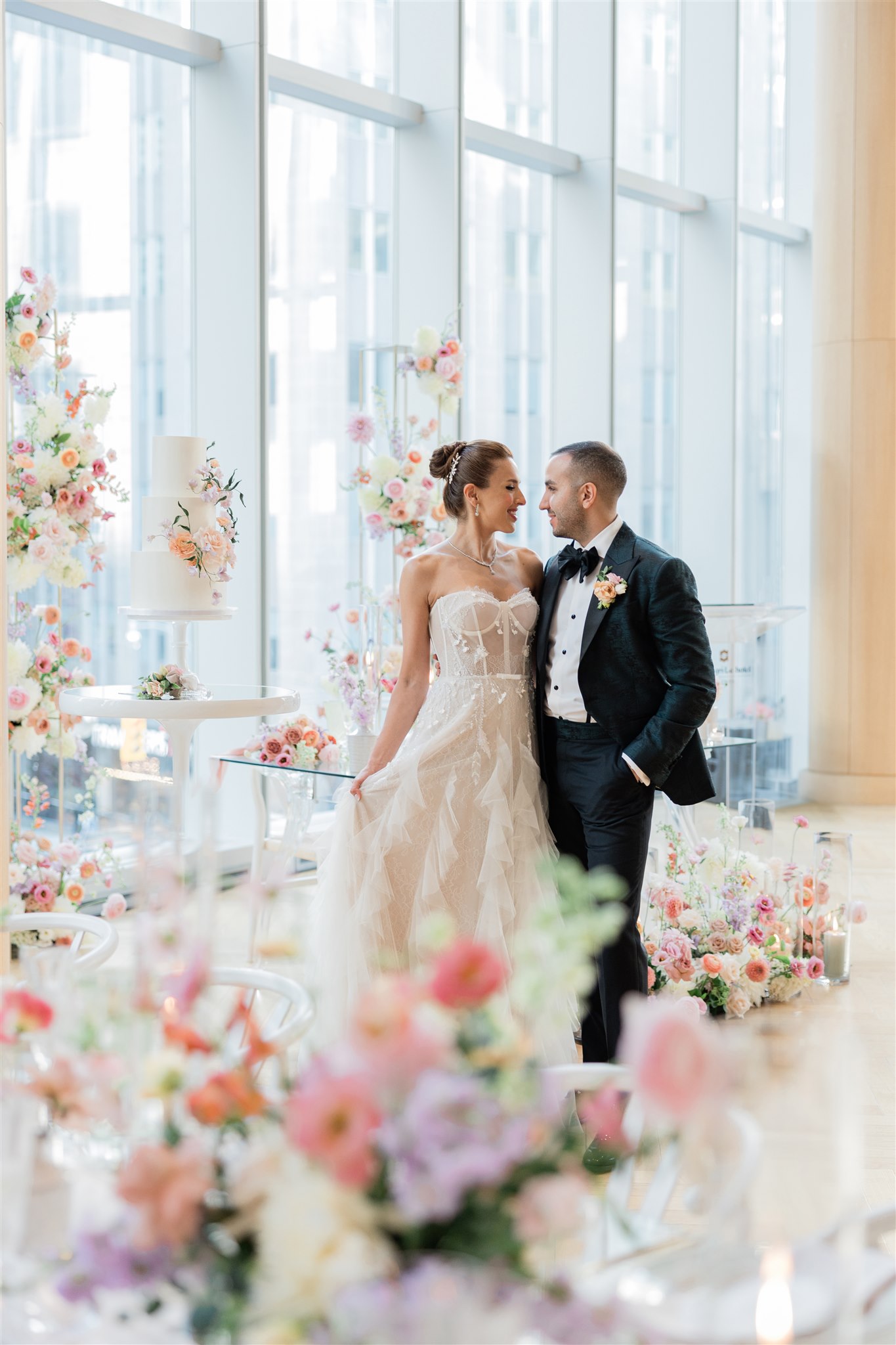 Bride with Flowers