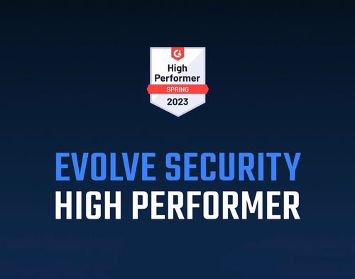 screenshot of evolve security's penetration testing platform darwin attack with the g2 high performer badge