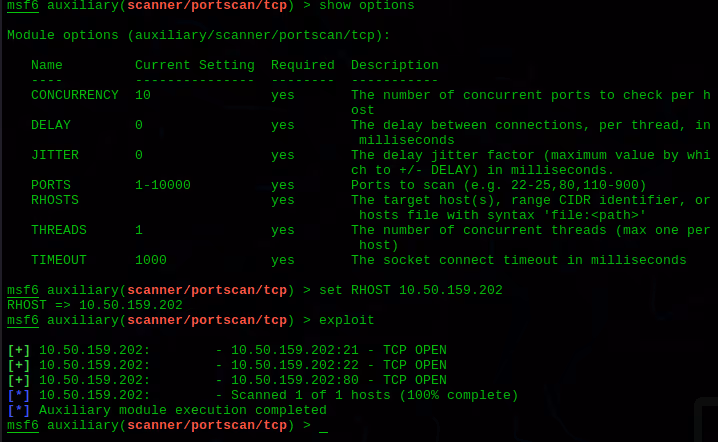 screenshot of metasploit module for a blog post about metasploit and its use as a penetration testing tool