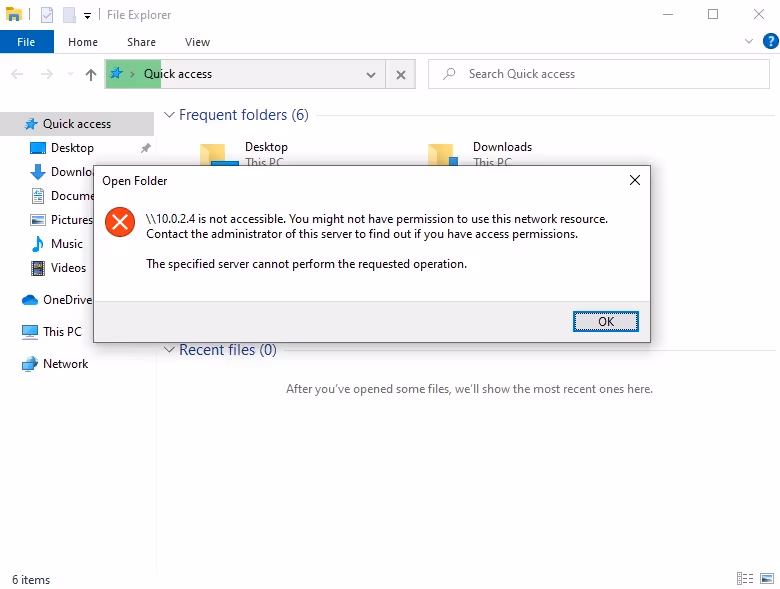 screenshot with conformation that event occurs on the target network