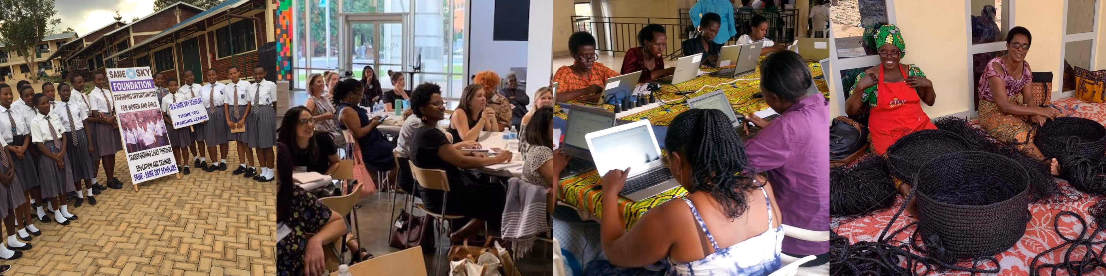 Collection of images of grantees and programs supported by the Francine A. LeFrak Foundation