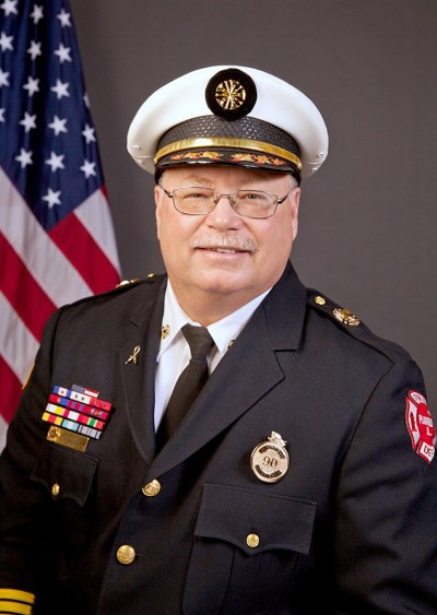 A photograph of the local official (Fire Chief, Emergency Manager, etc.) promoting this Community Connect program.