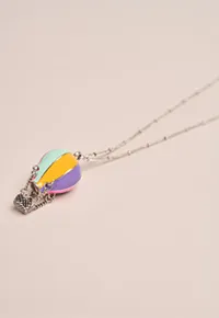 Hot Air Balloon Pendant Necklace