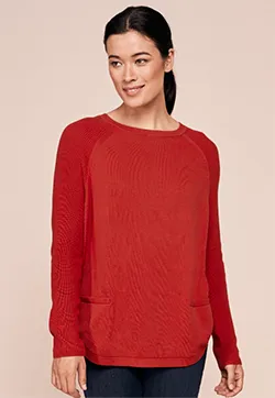 Rib Sleeve Knit