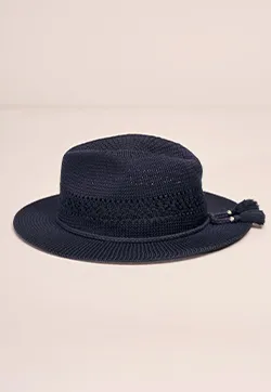 Crochet Tassel Bead Fedora