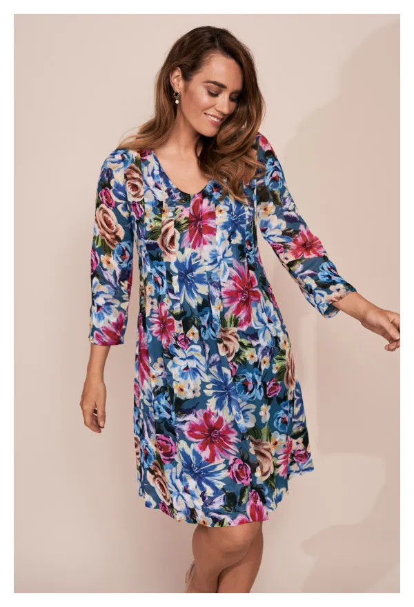 Printed Georgette Dress