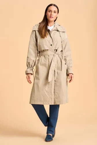 Tie Sleeve Raincoat