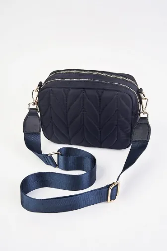 Ink Quilted Crossbody Bag