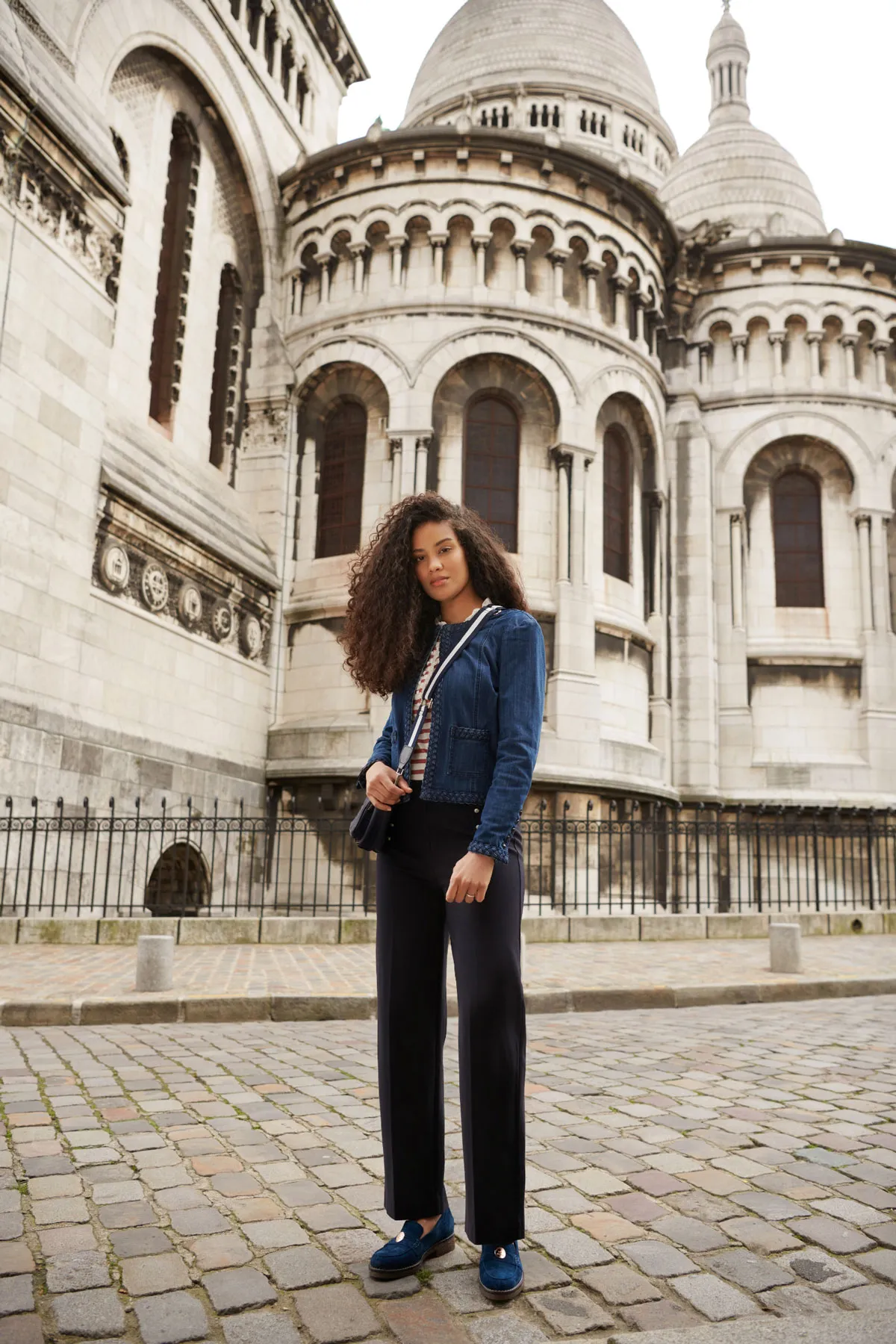 Braid Trim Denim Jacket