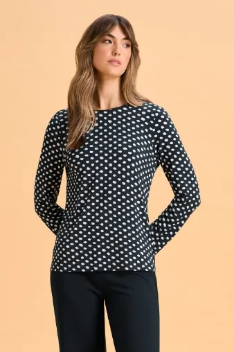 Long Sleeve Crew Neck Top