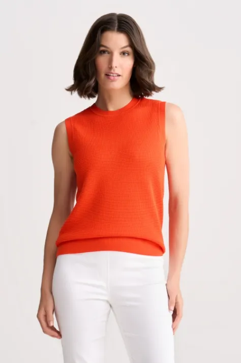 Silk Blend Knit Tank