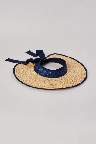 Valentina Raffia Visor