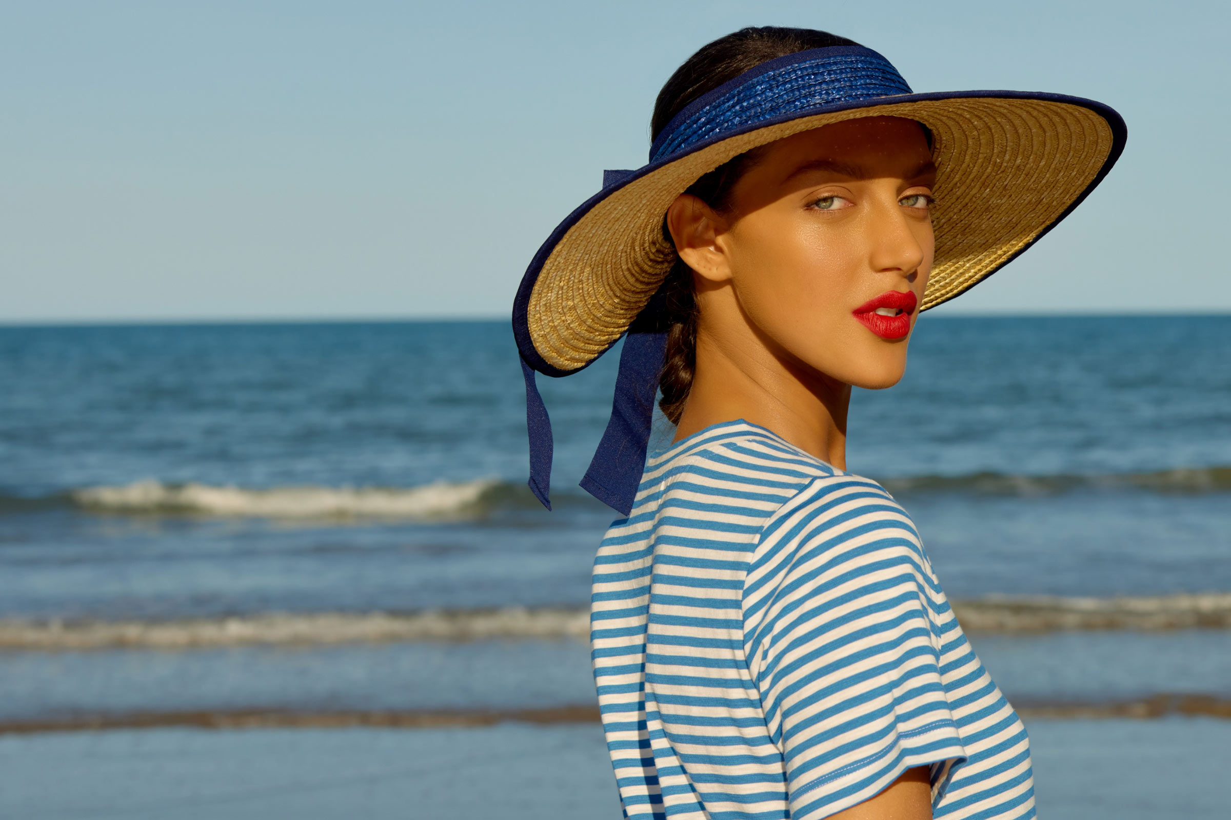 Henley Stripe T-Shirt