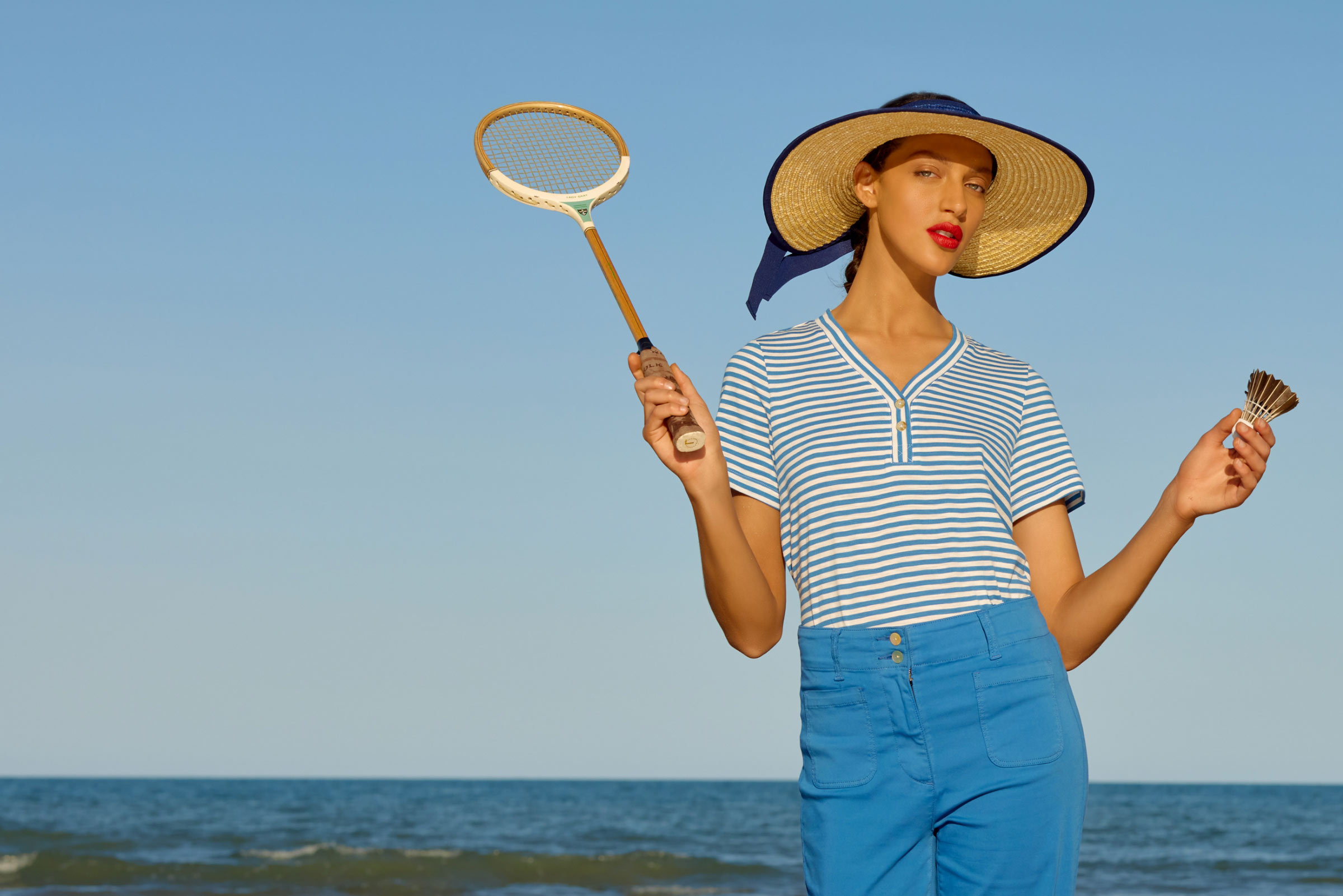 Henley Stripe T-Shirt