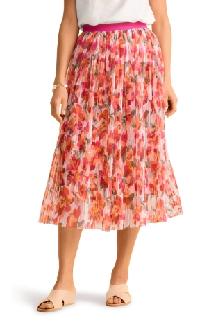 Printed Tulle Skirt