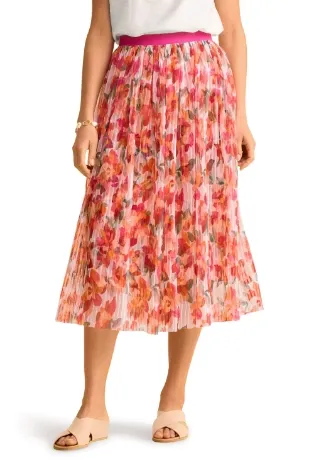 Printed Tulle Skirt