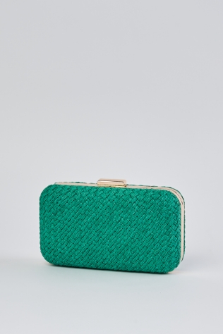Belle Woven Clutch