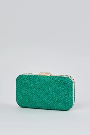 Belle Woven Clutch