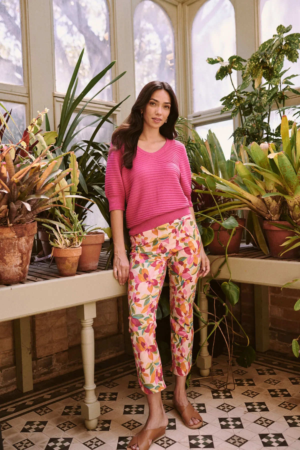 Half Sleeve Knit Top