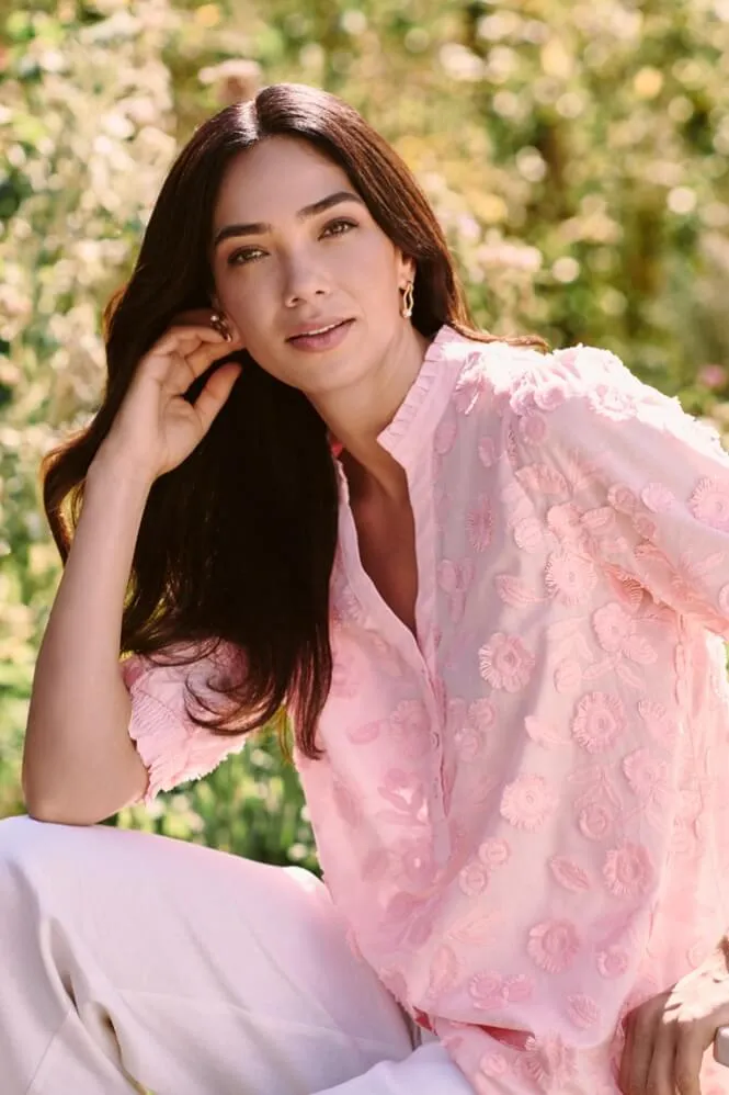 Embroidered Cotton Blouse