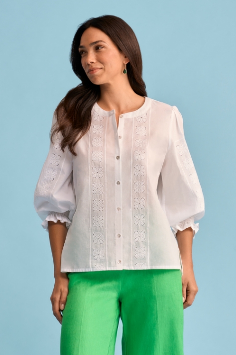 Cotton Embroidered Shirt