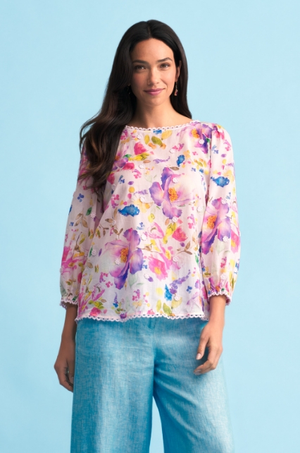 Button Back Cotton Top