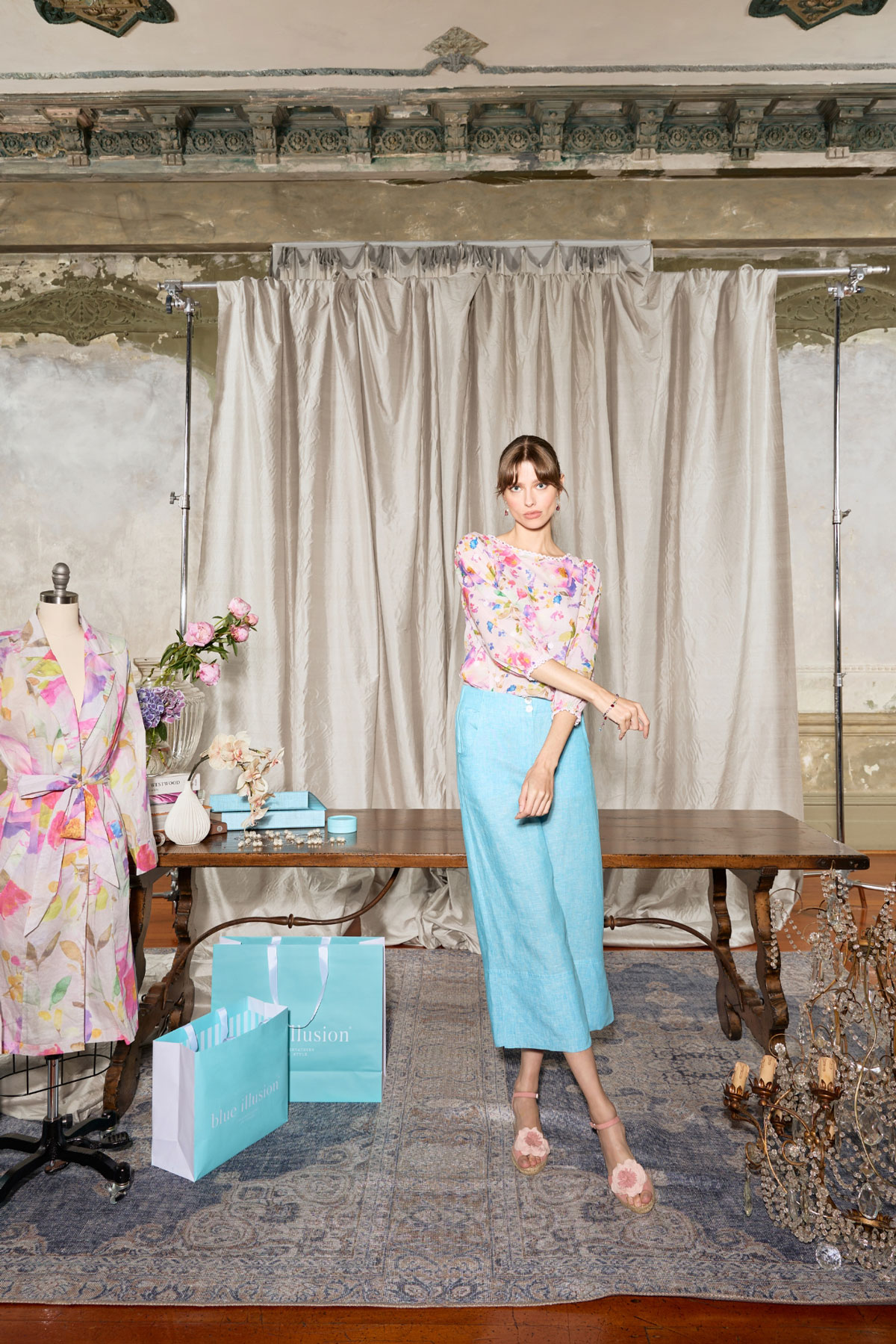 Button Back Cotton Top