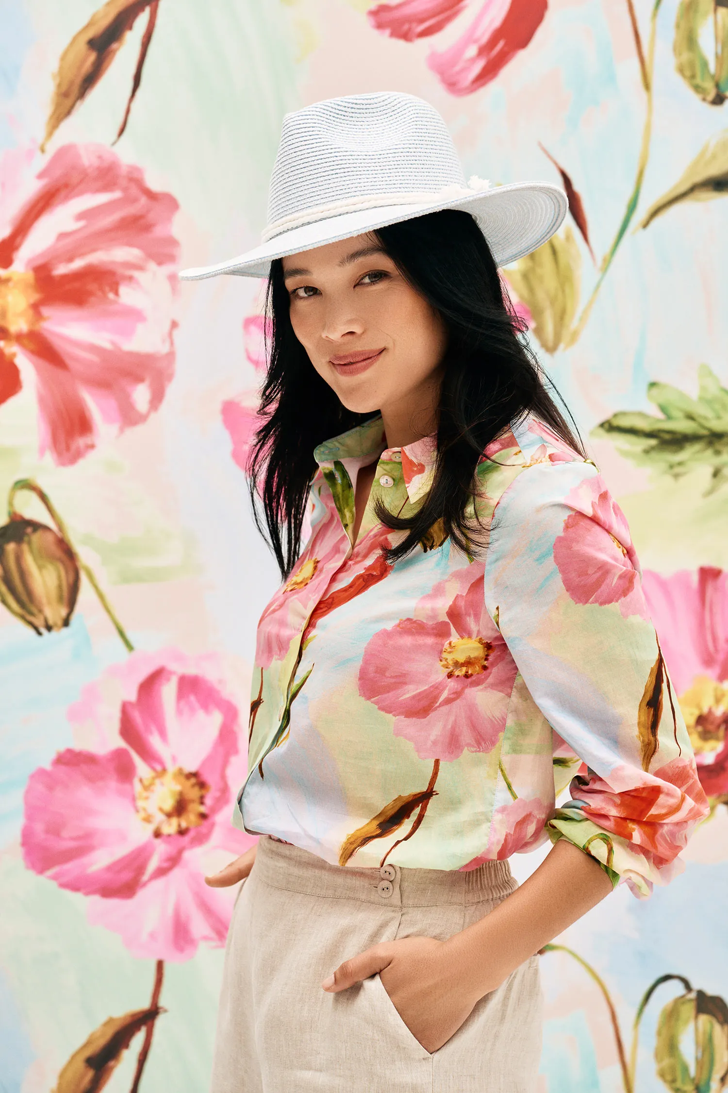 Hi Low Printed Shirt
