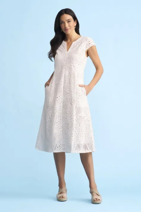 Cotton Broderie Dress