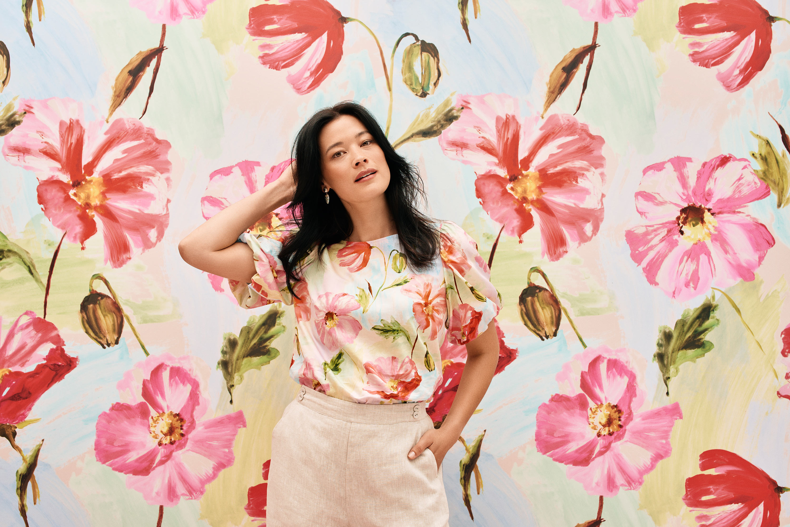 Cotton Puff Sleeve Top