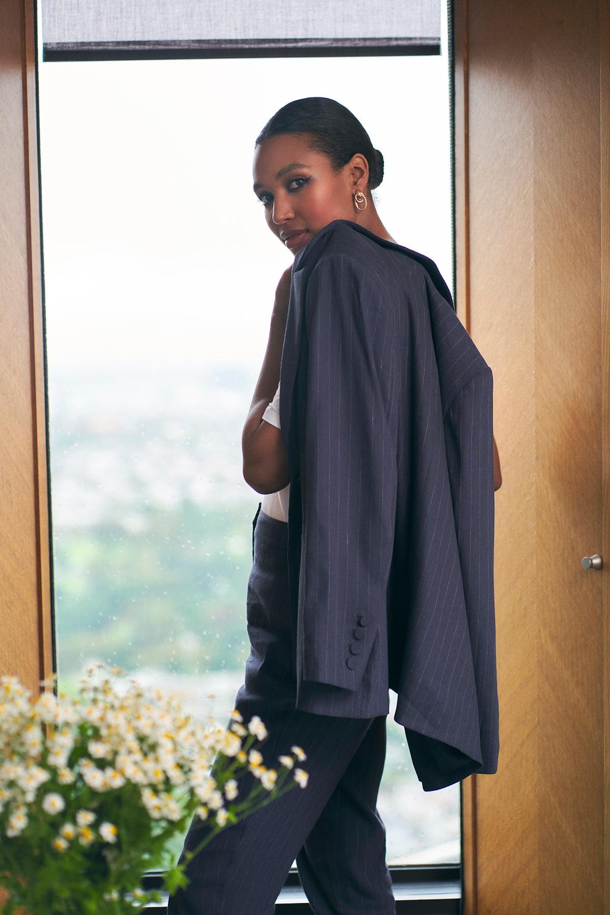 Long Line Linen Jacket