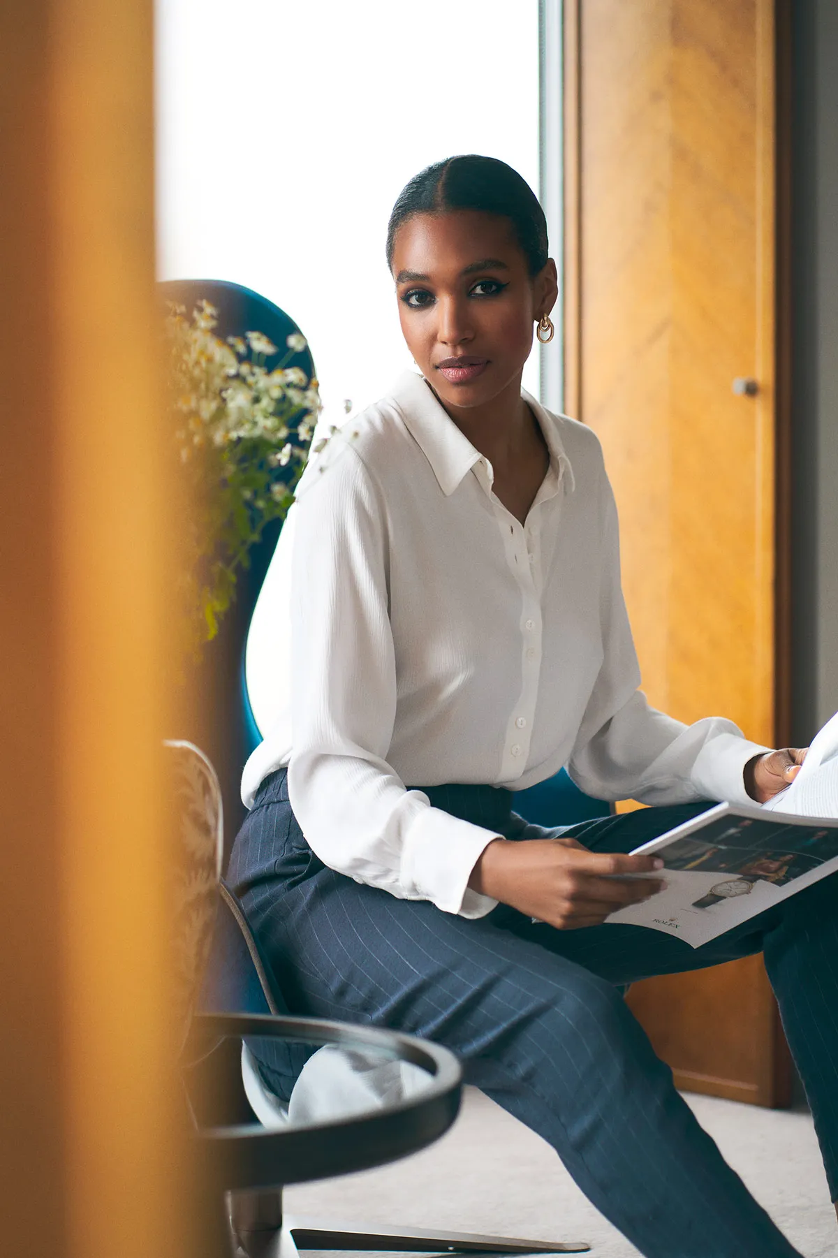 Long Line Crinkle Shirt