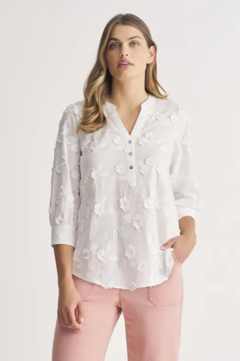 3D Embroidered Blouse