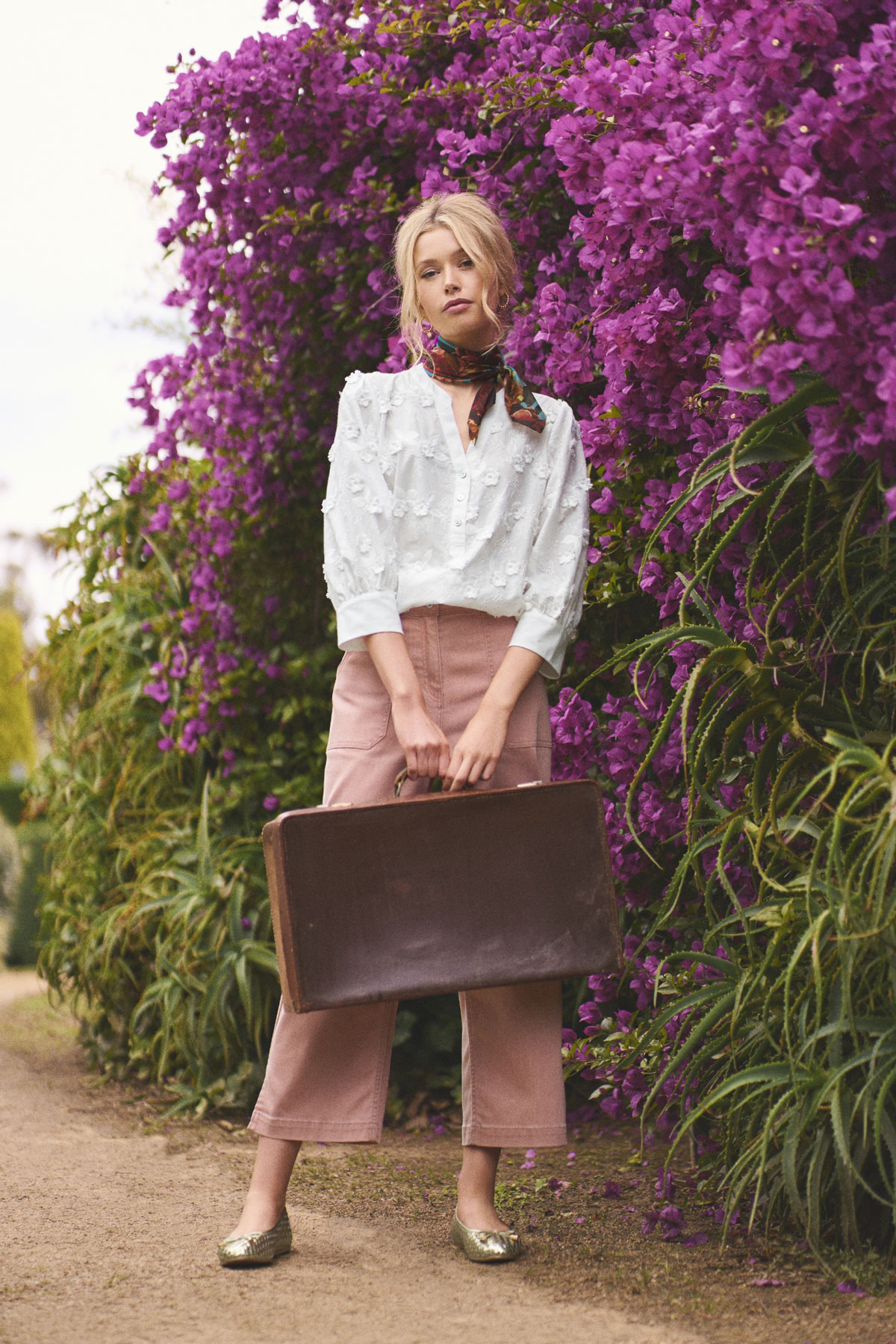 3D Embroidered Blouse