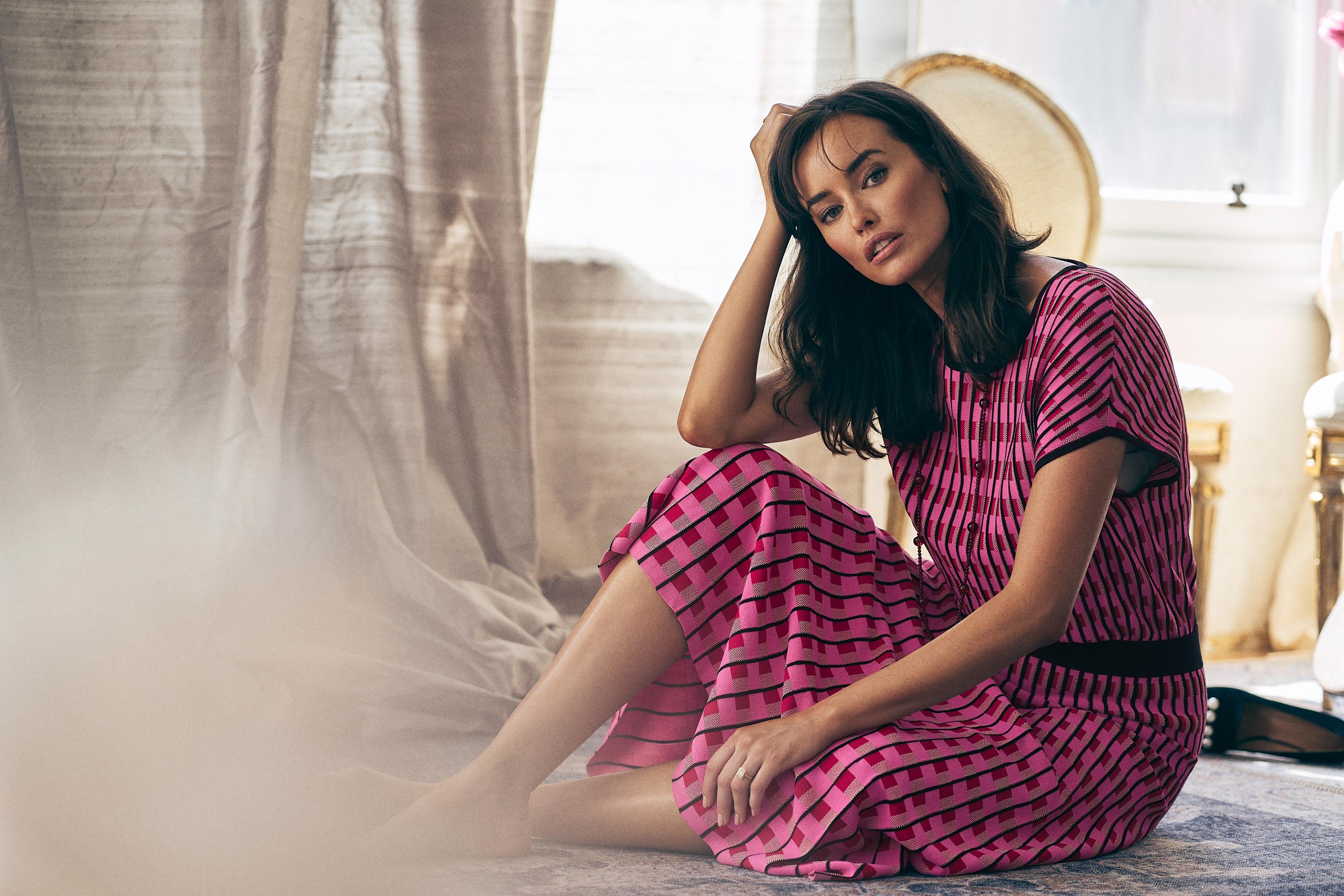 Ruffle Cotton Blouse