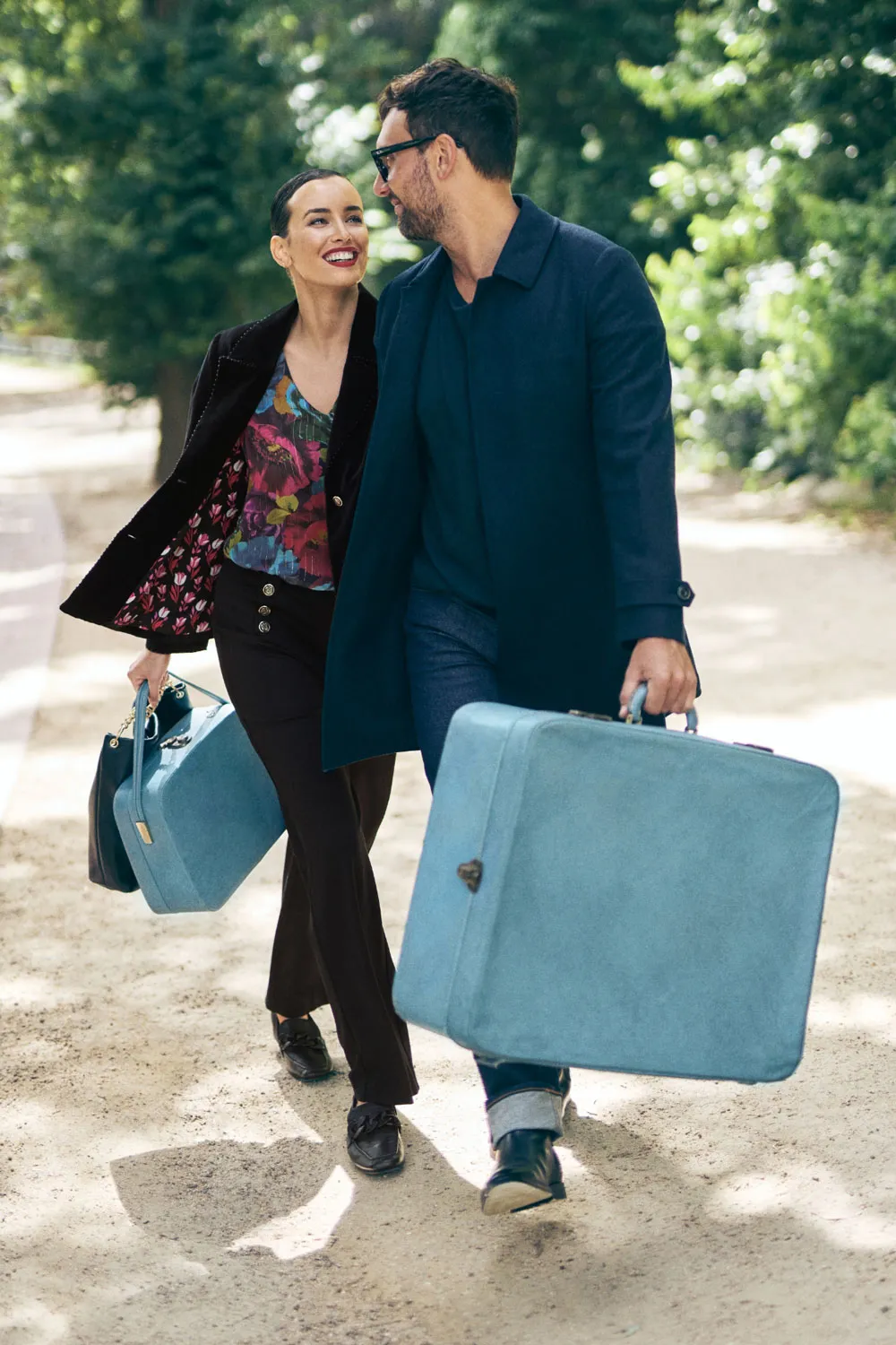 Printed Lurex Stripe Blouse