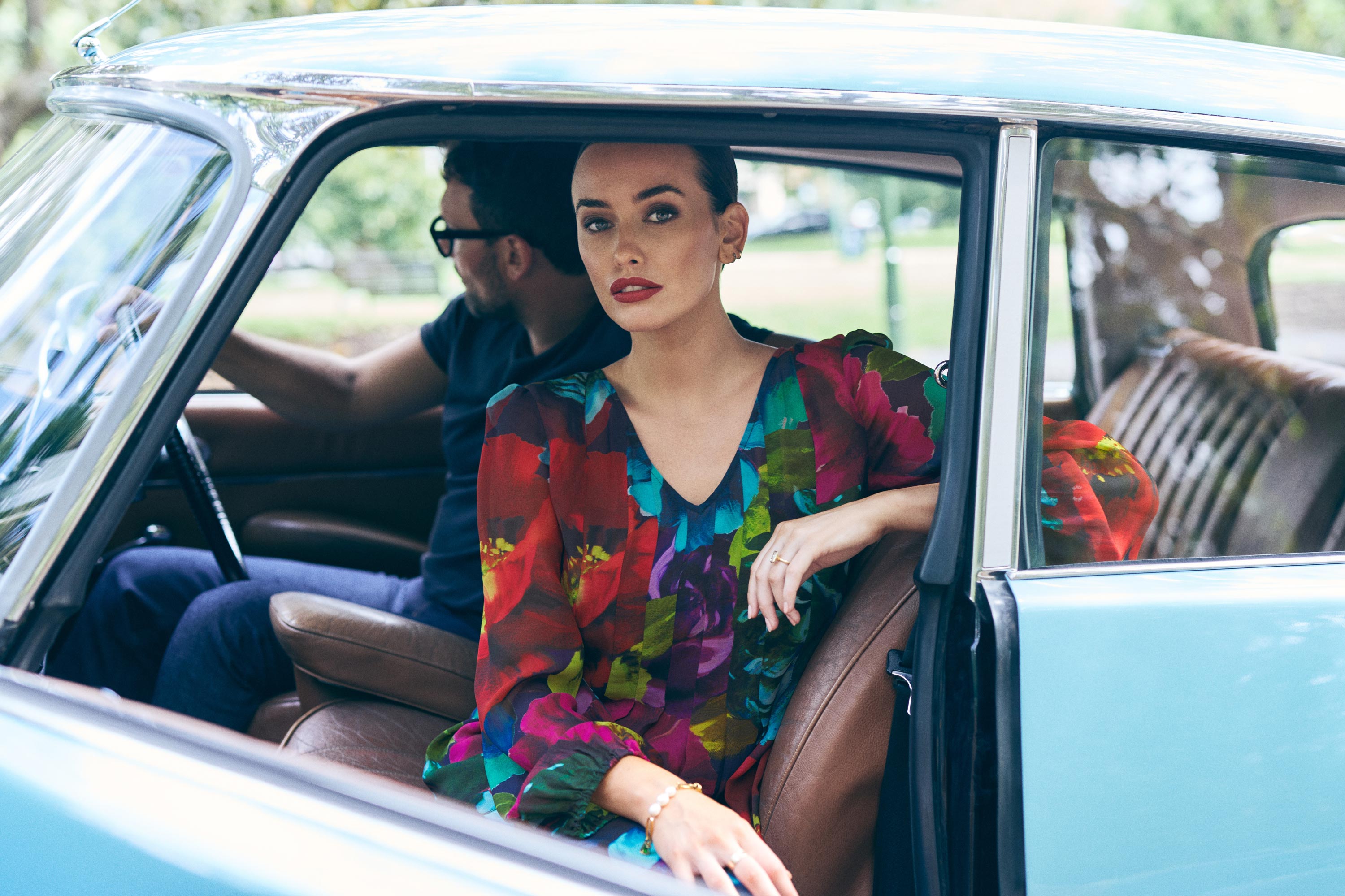 Pleated Georgette Dress