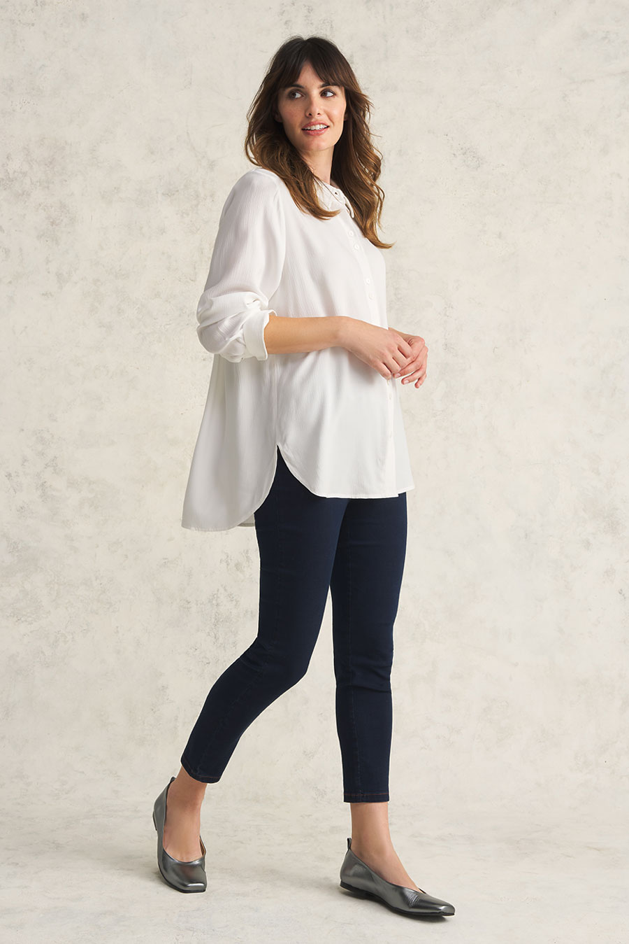 Metallic Ballerina Flat