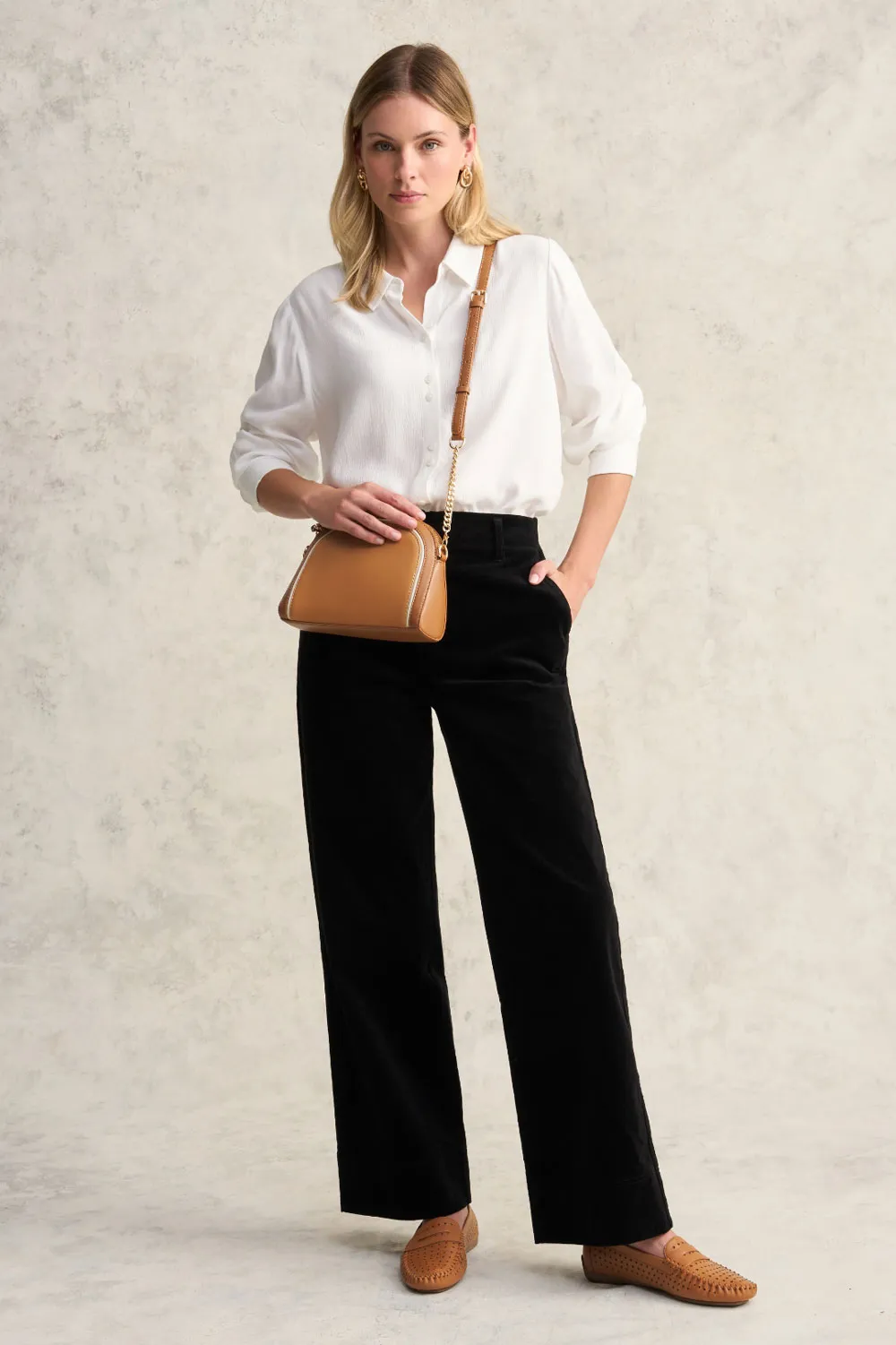 LEAH DOUBLE ZIP CROSSBODY