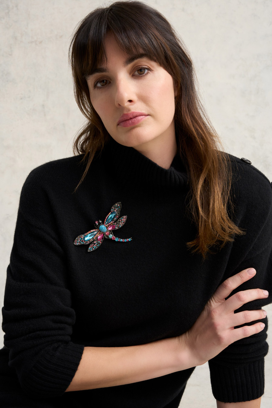 Jewel Dragonfly Brooch