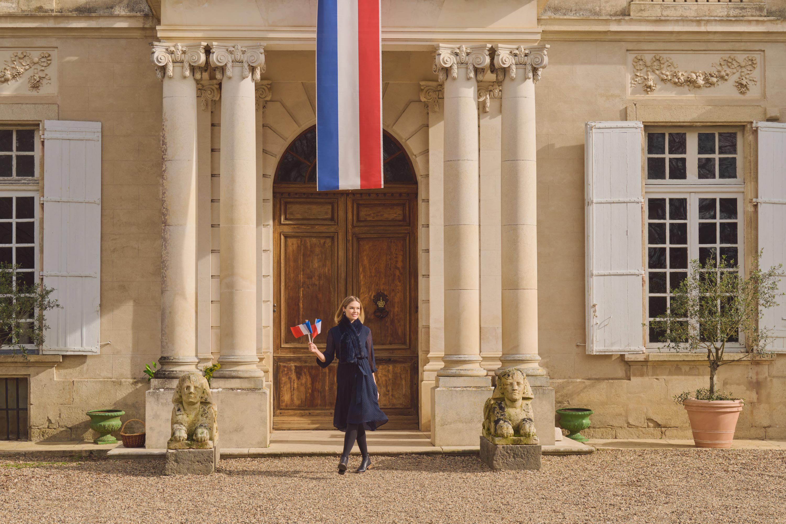 Clip Georgette Dress