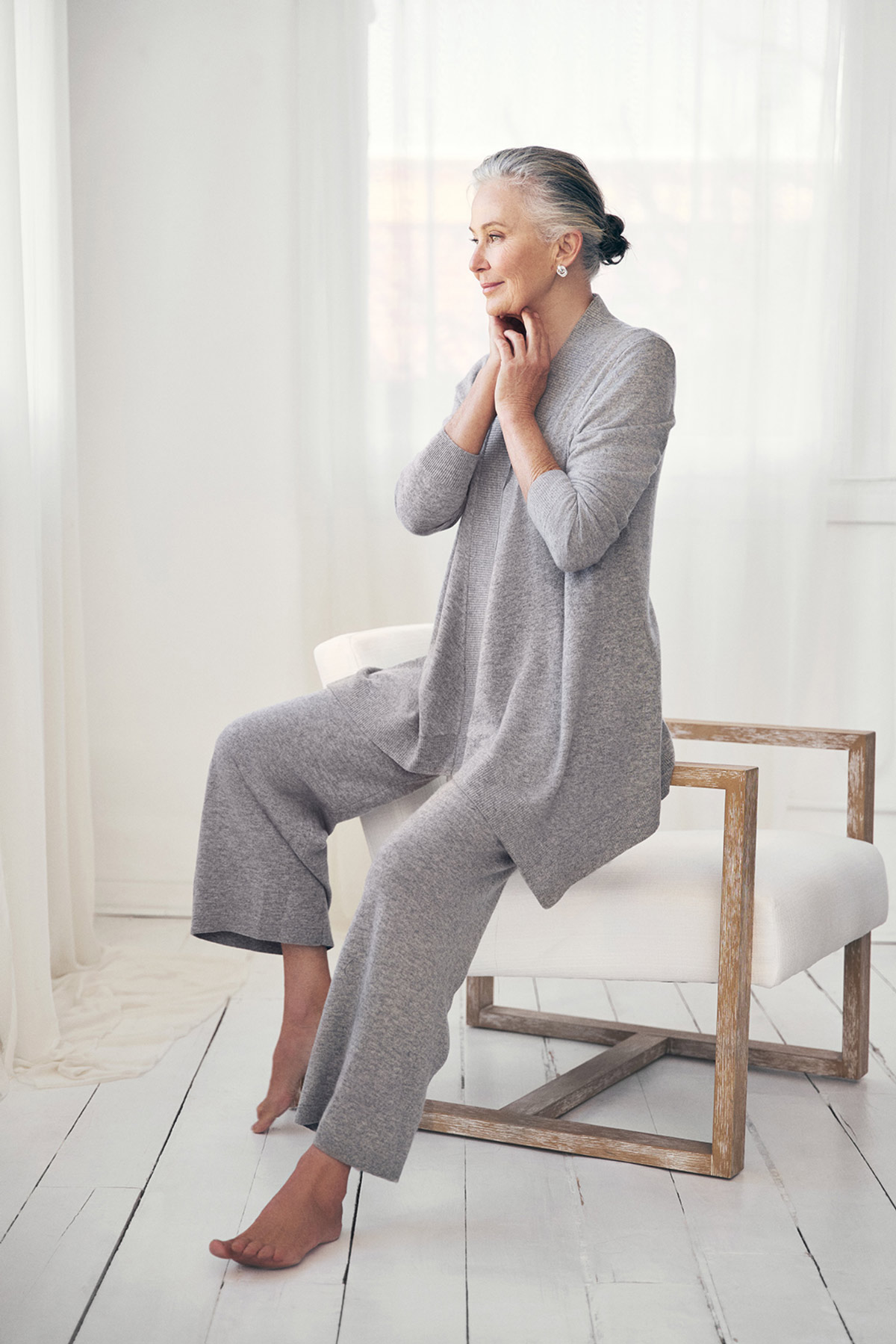 Wool Cashmere Cardigan