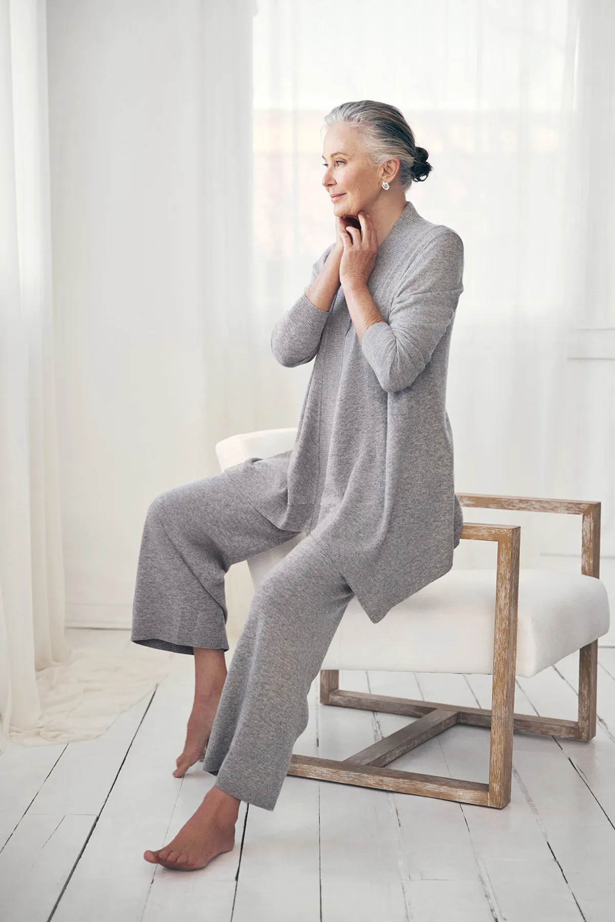 Wool Cashmere Cardigan