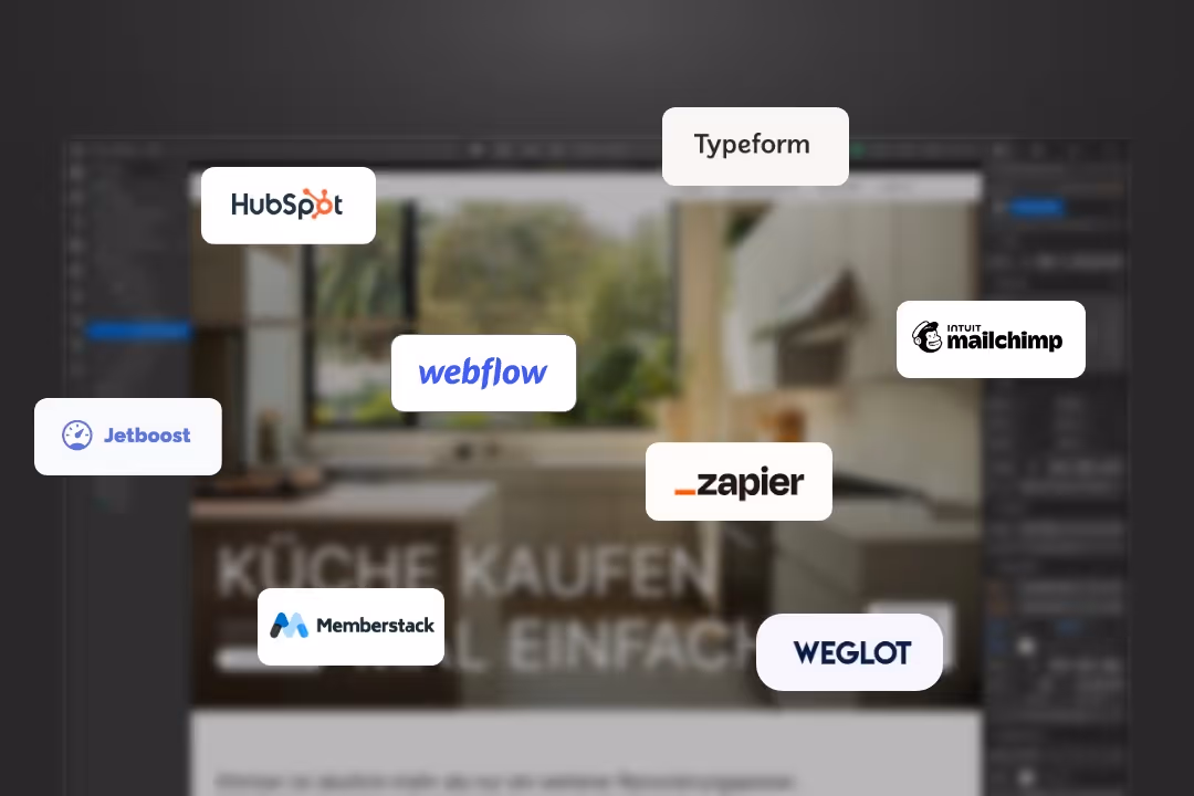 Beispiele von mehreren No-Code-Tools.